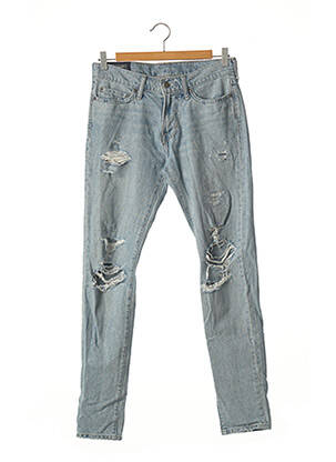 Jeans coupe slim slim taille basse bleu ABERCROMBIE & FITCH homme