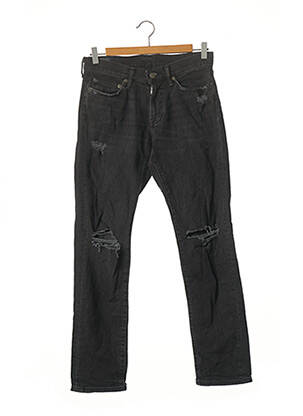 Jeans coupe droite stretch taille normale noir ABERCROMBIE & FITCH homme