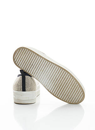 Slip ons fermeture elastique talon plat jusqu'à 3cm gris NANUSHKA femme