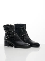 Bottines/boots matière lisse talon de 4 à 6cm noir MINELLI femme