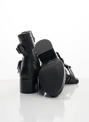 Bottines/boots matière lisse talon de 4 à 6cm noir MINELLI femme