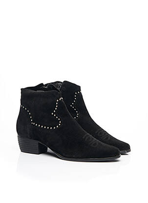Bottines/boots fermeture zippée talon de 4 à 6cm noir LES TROPEZIENNES PAR M.BELARBI femme