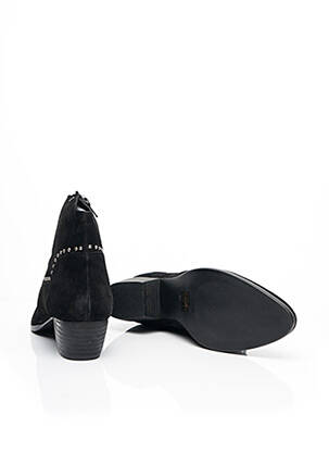 Bottines/boots fermeture zippée talon de 4 à 6cm noir LES TROPEZIENNES PAR M.BELARBI femme