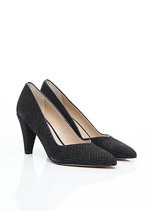Escarpins type de semelle amortissante talon de 7 à 9cm noir GEORGIA ROSE femme