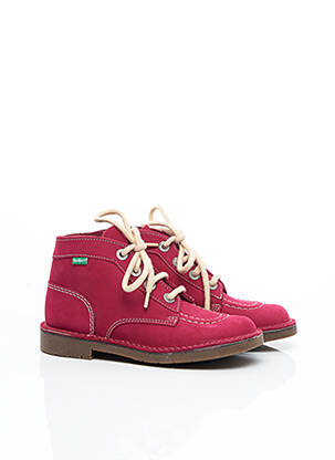 Bottines/boots voute plantaire rose KICKERS fille