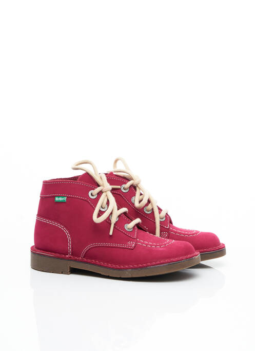 Bottines/boots voute plantaire rose KICKERS fille