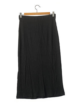 Jupe longue coupe droite noir RAILS femme