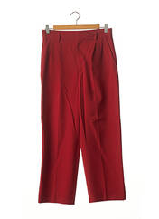 Pantalon droit rouge ZARA pour femme seconde vue