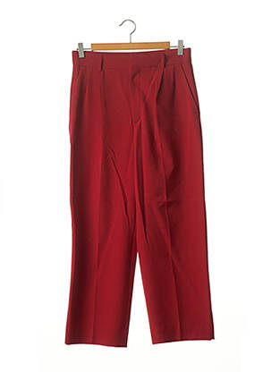Pantalon droit rouge ZARA pour femme