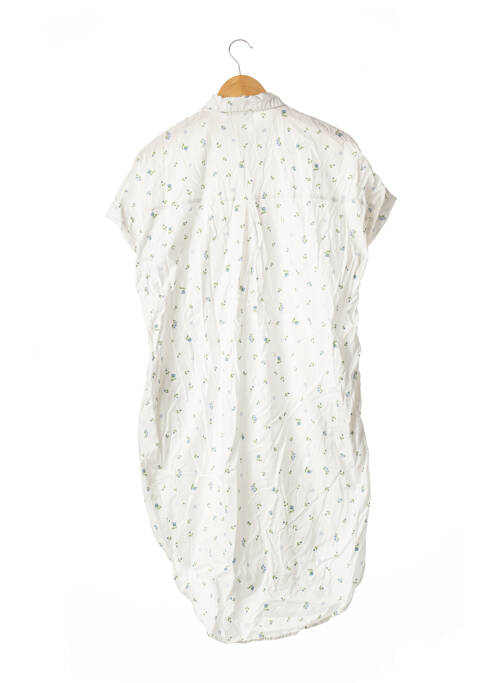 Robe mi-longue blanc MONKI pour femme