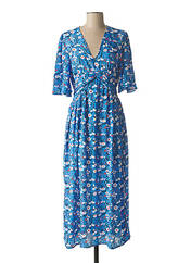 Robe mi-longue bleu AN' GE pour femme seconde vue