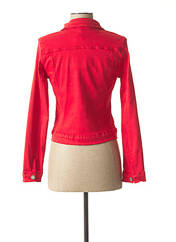 Veste en jean rouge NINA CARTER pour femme seconde vue