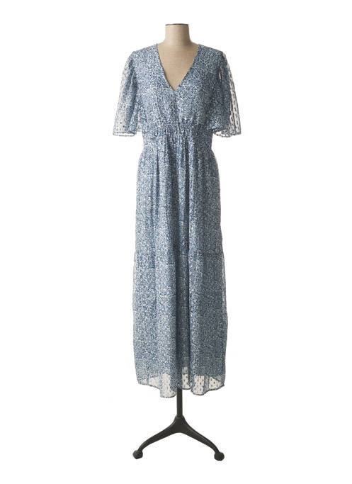 Robe longue bleu AN' GE pour femme