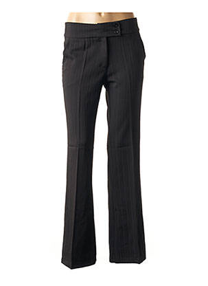 Pantalon droit noir COOKIE SEVEN pour femme