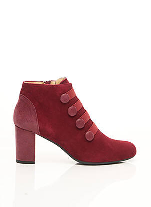 Bottines/Boots rouge BRENDA ZARO pour femme