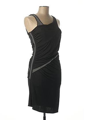 Robe courte sans manche sans manche noir C'N'C femme