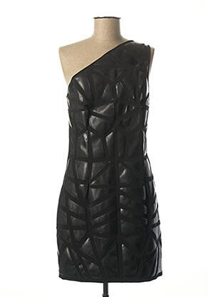 Robe courte coupe cintrée noir VERSUS femme