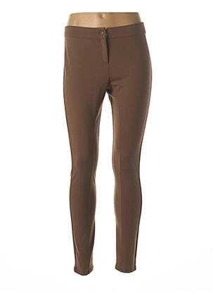 Pantalon slim taille basse taille basse marron PATRIZIA PEPE femme