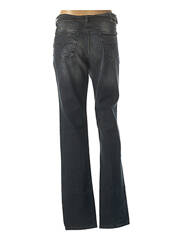Jeans coupe droite bleu #OOTD pour femme seconde vue