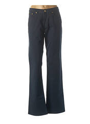 Pantalon droit bleu VERSACE pour femme seconde vue