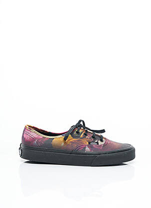 vans femme noir et rose