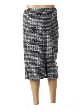 Jupe mi-longue taille à pinces gris GUY DUBOUIS femme