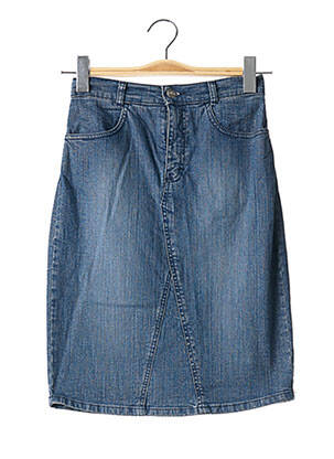 Jupe mi-longue bleu GALLICE pour femme