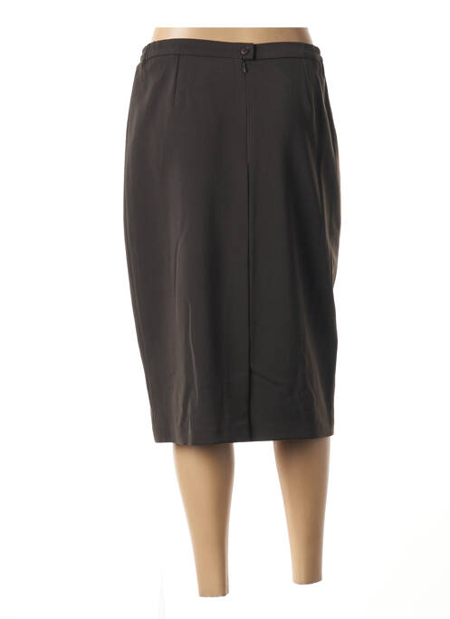 Jupe mi-longue vert GUY DUBOUIS pour femme