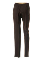 Pantalon droit marron KARTING pour femme seconde vue