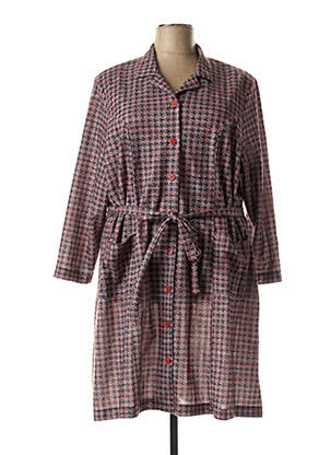 Robe mi-longue rouge GUY DUBOUIS femme