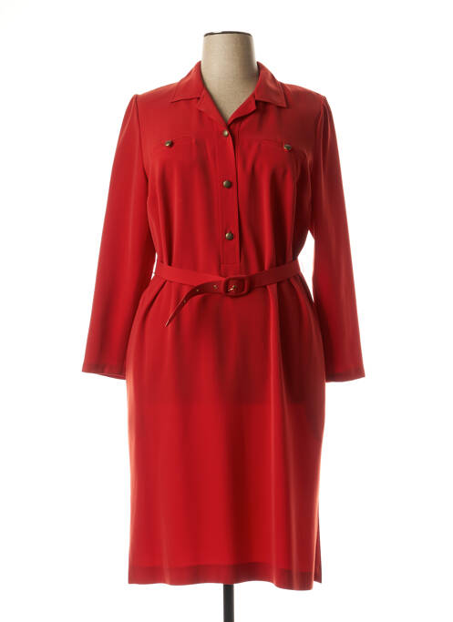 Robe mi-longue rouge FRANCOISE DE FRANCE pour femme