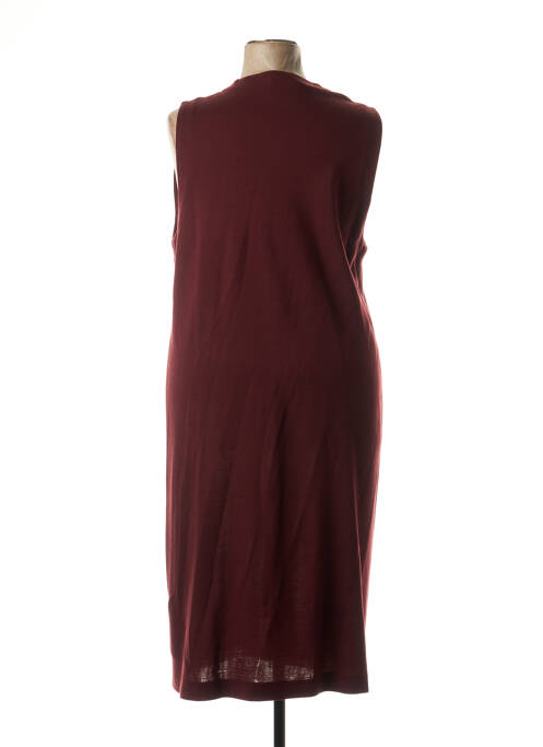 Robe mi-longue rouge FRANCOISE F pour femme