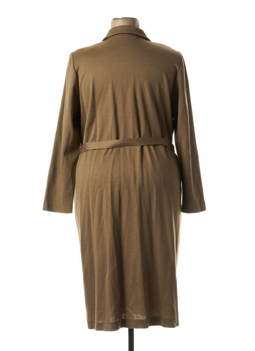 Robe mi-longue vert FRANCOISE F pour femme