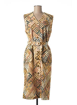 Robe mi-longue vert FRANCOISE F femme