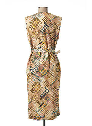 Robe mi-longue vert FRANCOISE F femme