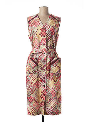 Robe mi-longue violet FRANCOISE F femme