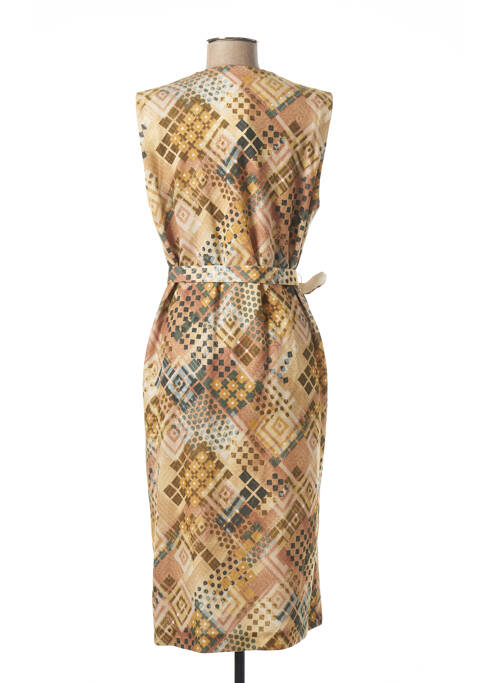 Robe mi-longue vert FRANCOISE F pour femme