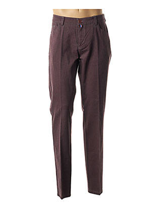 Pantalon droit violet EMYLE pour homme