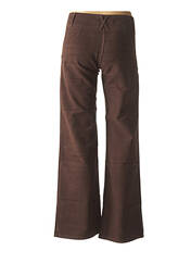 Pantalon marron BENETTON pour femme seconde vue