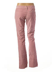 Pantalon droit rose SISLEY pour femme seconde vue