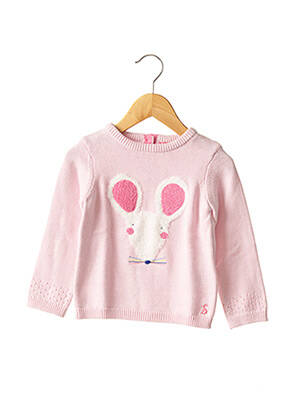 Pull rose JOULES pour fille