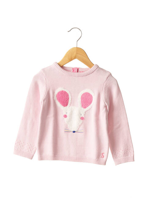 Pull rose JOULES pour fille