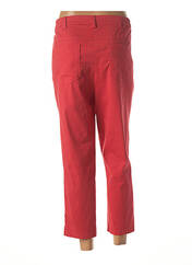 Pantalon 7/8 rouge ADELINA BY SCHEITER pour femme seconde vue
