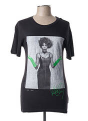 T-shirt noir ELEVEN PARIS pour femme seconde vue