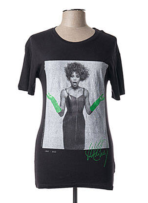 T-shirt noir ELEVEN PARIS pour femme