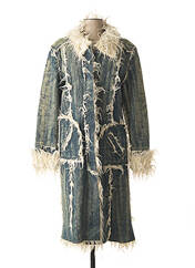 Manteau long bleu TEDDY SMITH pour femme seconde vue