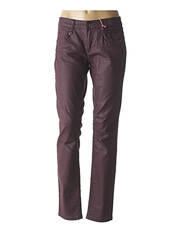 Jeans coupe slim violet FREEMAN T.PORTER pour femme seconde vue