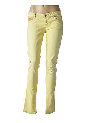 Jeans skinny jaune GUESS pour femme