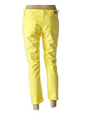 Pantalon 7/8 jaune REIKO pour femme seconde vue