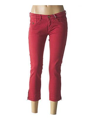 Pantalon 7/8 rouge MAISON SCOTCH pour femme